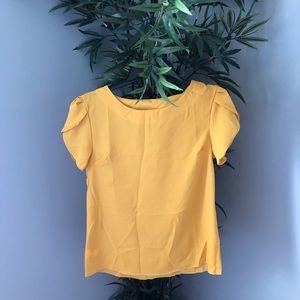 Yellow blouse